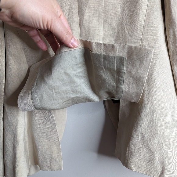 Theyskens Theory silk and cotton blazer sz S - Picture 5 of 11